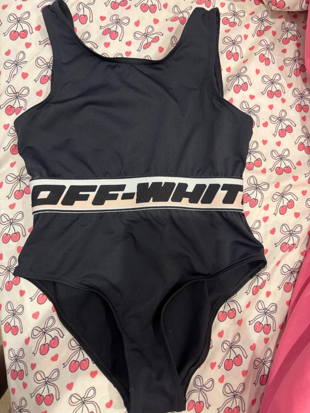 Off White swimsuit 4T -